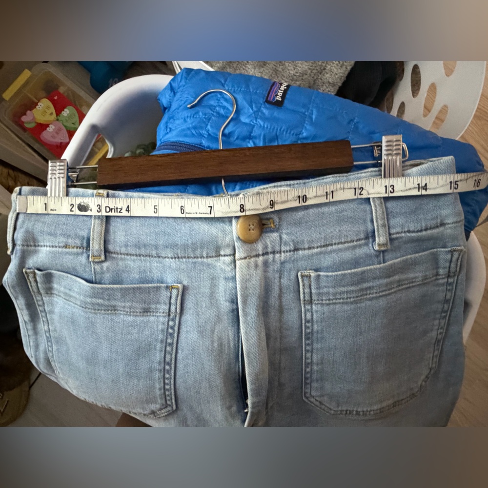 Maeve The Colette Light Blue, high waisted , cropped Jeans
